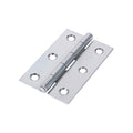 Narrow Butt Hinge U/C ZINC - 75 x 48 | Plain Bag of 2