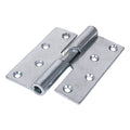Rising Butt Hinge LEFT ZINC - 100 x 86 | Plain Bag of 2