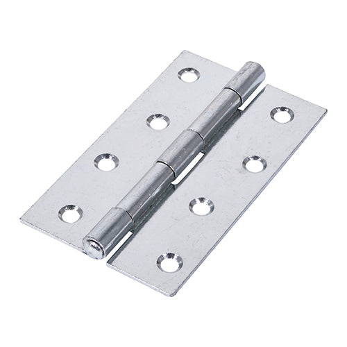 Narrow Butt Hinge U/C ZINC - 100 x 58 | Plain Bag of 2