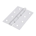Butt Hinge Fixed Pin WHITE - 100 x 70 | Plain Bag of 2