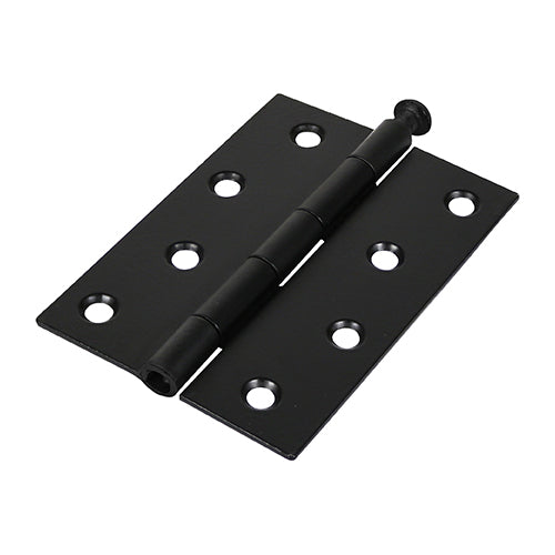 Butt Hinge Loose Pin BLACK - 100 x 71 | Plain Bag of 2