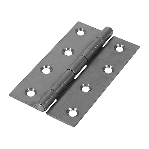 Narrow Butt Hinge U/C SELF COL - 100 x 58 | Plain Bag of 2