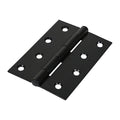Butt Hinge Fixed Pin BLACK - 100 x 70 | TIMpac of 2