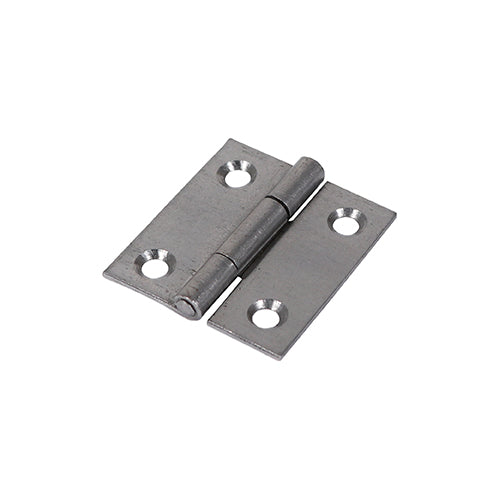 Butt Hinge Fixed Pin SELF COL. - 38 x 34 | Plain Bag of 2