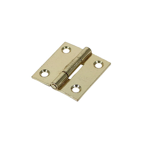 Butt Hinge Fixed Pin EB - 38 x 34 | Plain Bag of 2