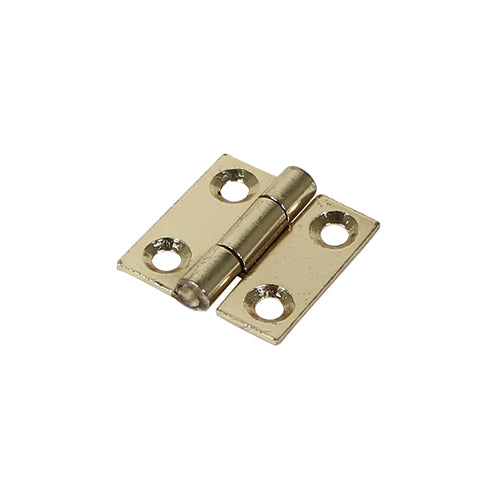 Butt Hinge Fixed Pin EB - 25 x 25 | Plain Bag of 2