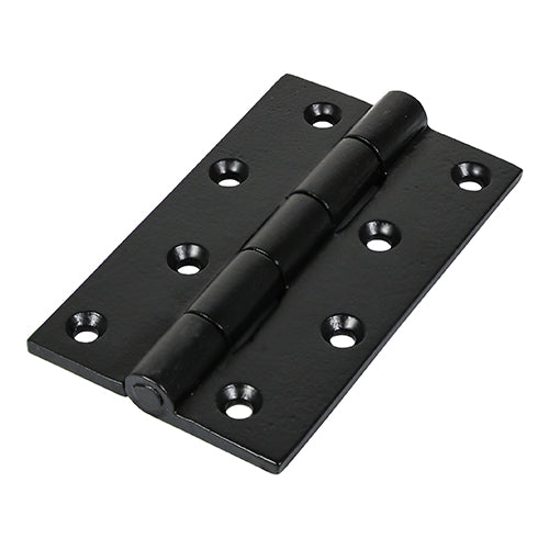 Cast Iron Hinge BLACK - 102 x 60 | Plain Bag of 2