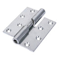 Rising Butt Hinge RIGHT ZINC - 100 x 86 | Plain Bag of 2