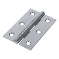Butt Hinge Fixed Pin ZINC - 75 x 50 | TIMpac of 2