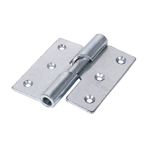 Rising Butt Hinge LEFT ZINC - 75 x 72 | TIMpac of 2