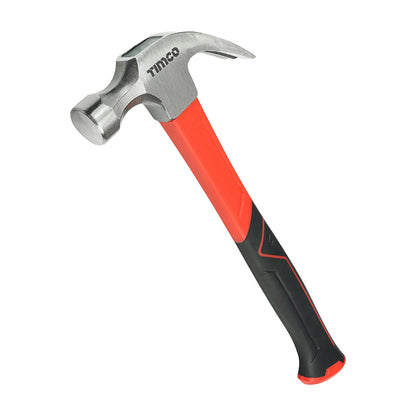 Timco Claw Hammer - Fibreglass Handle - Head Weight oz 20