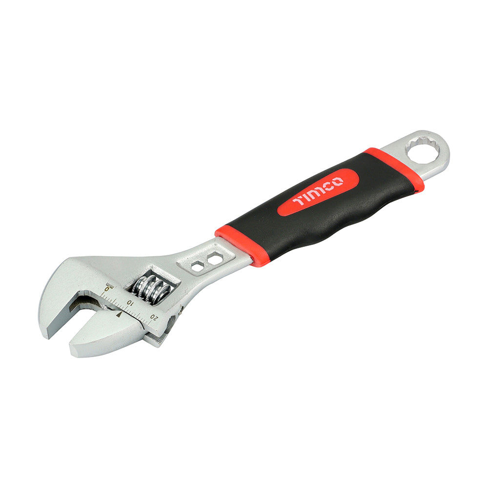 Timco Adjustable Wrench - Size mm 150 - Size inch 6 - Jaw Opening mm 20