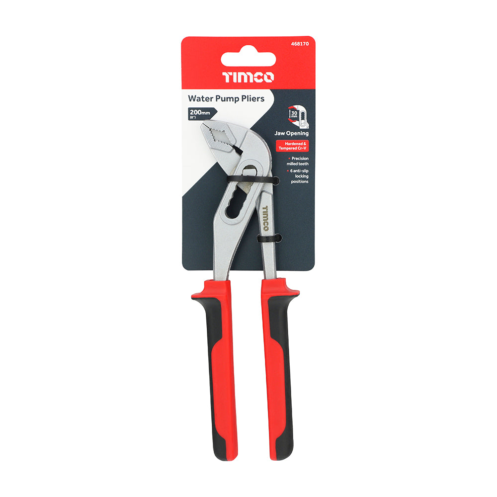 Water Pump Pliers - 8" | Backing Card