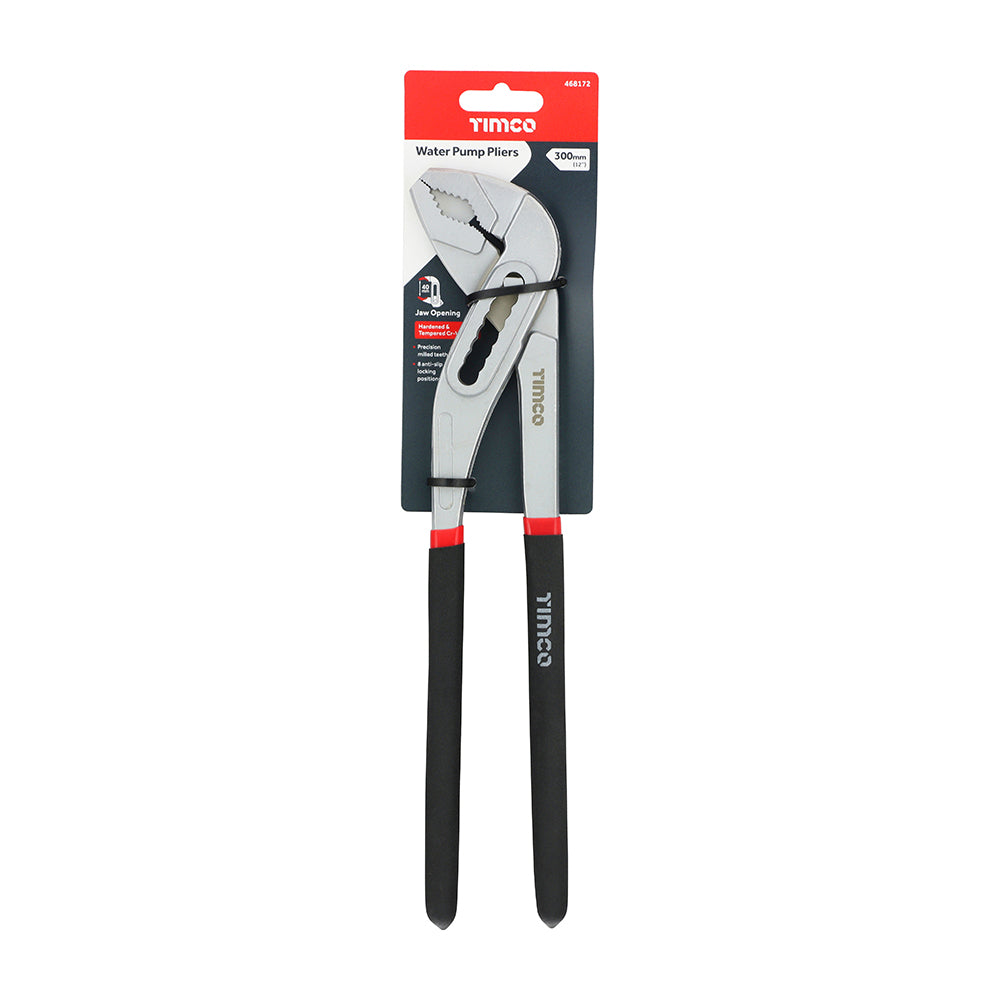 Water Pump Pliers - 12" | Backing Card
