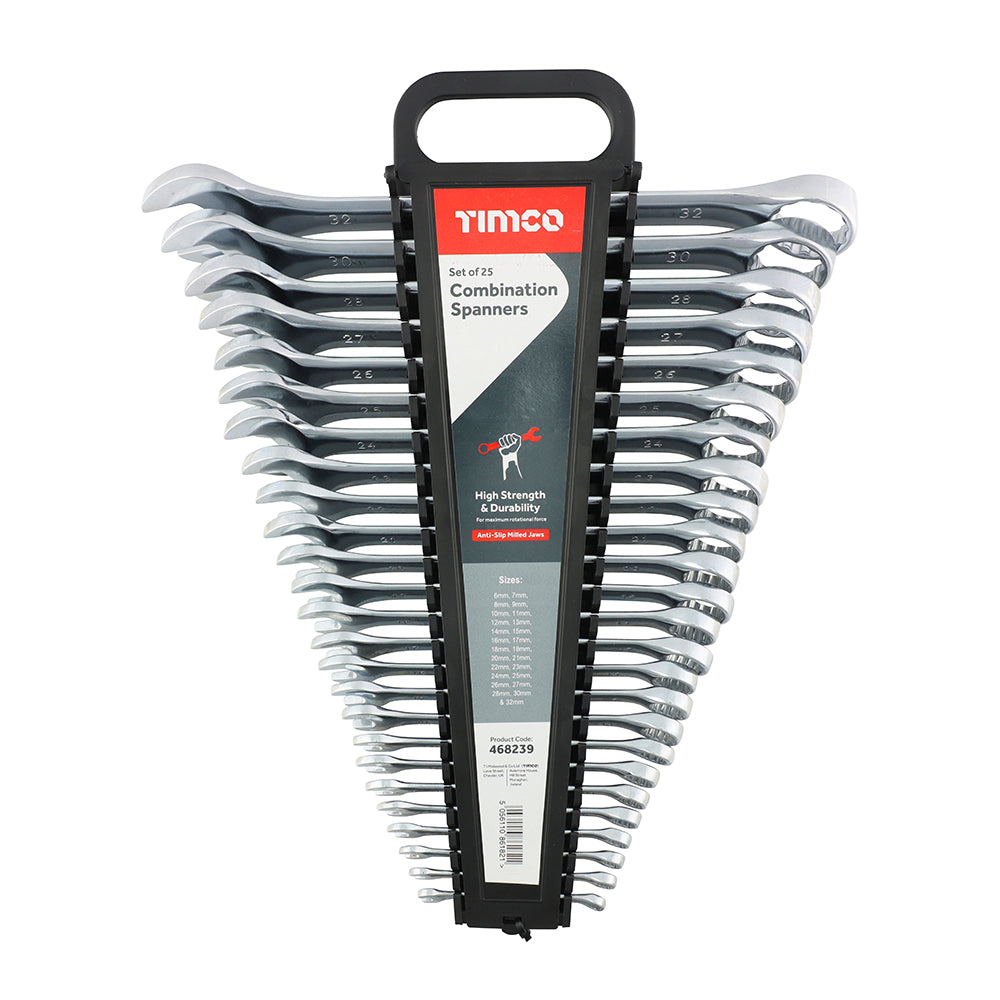 Timco Combination Spanner Set - 25pcs