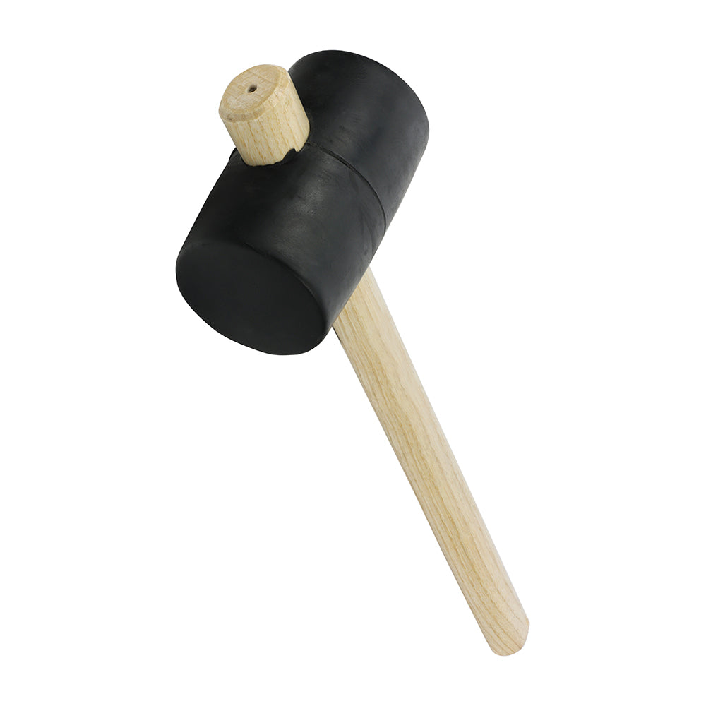 Rubber Mallet - Black - Head Weight oz 16 - Head Weight kg 0.45 - Head Weight lb 1