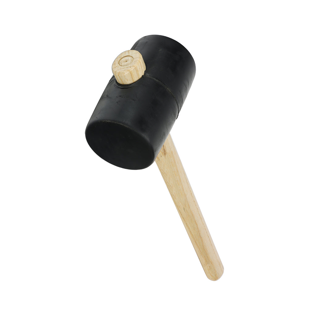 Rubber Mallet - Black - Head Weight oz 24 - Head Weight kg 0.68 - Head Weight lb 1 1/2