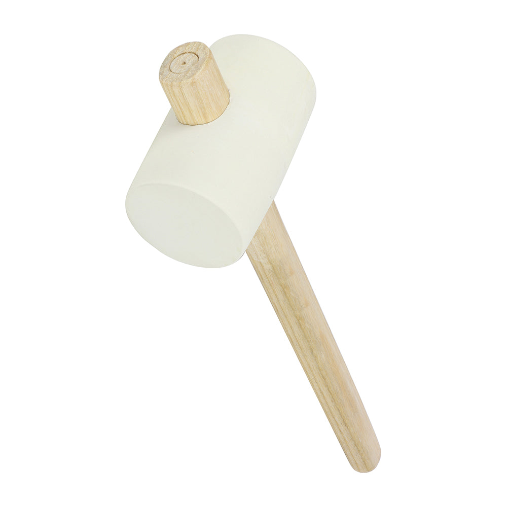Rubber Mallet - White - Head Weight oz 16 - Head Weight kg 0.45 - Head Weight lb 1