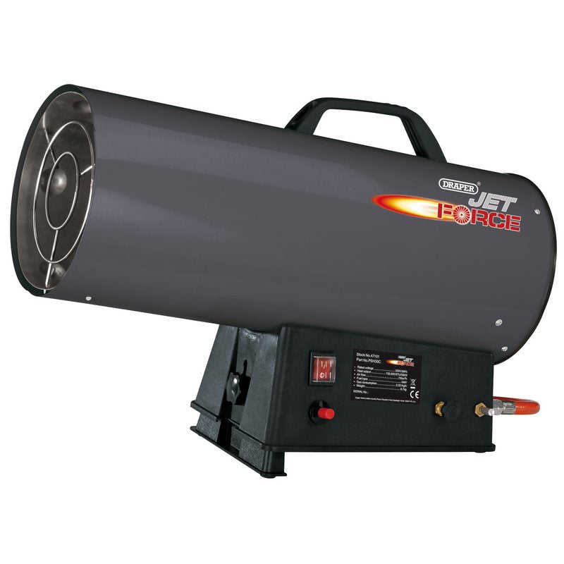 Draper Jet Force Propane Space Heater, 102,000 BTU/30 kW