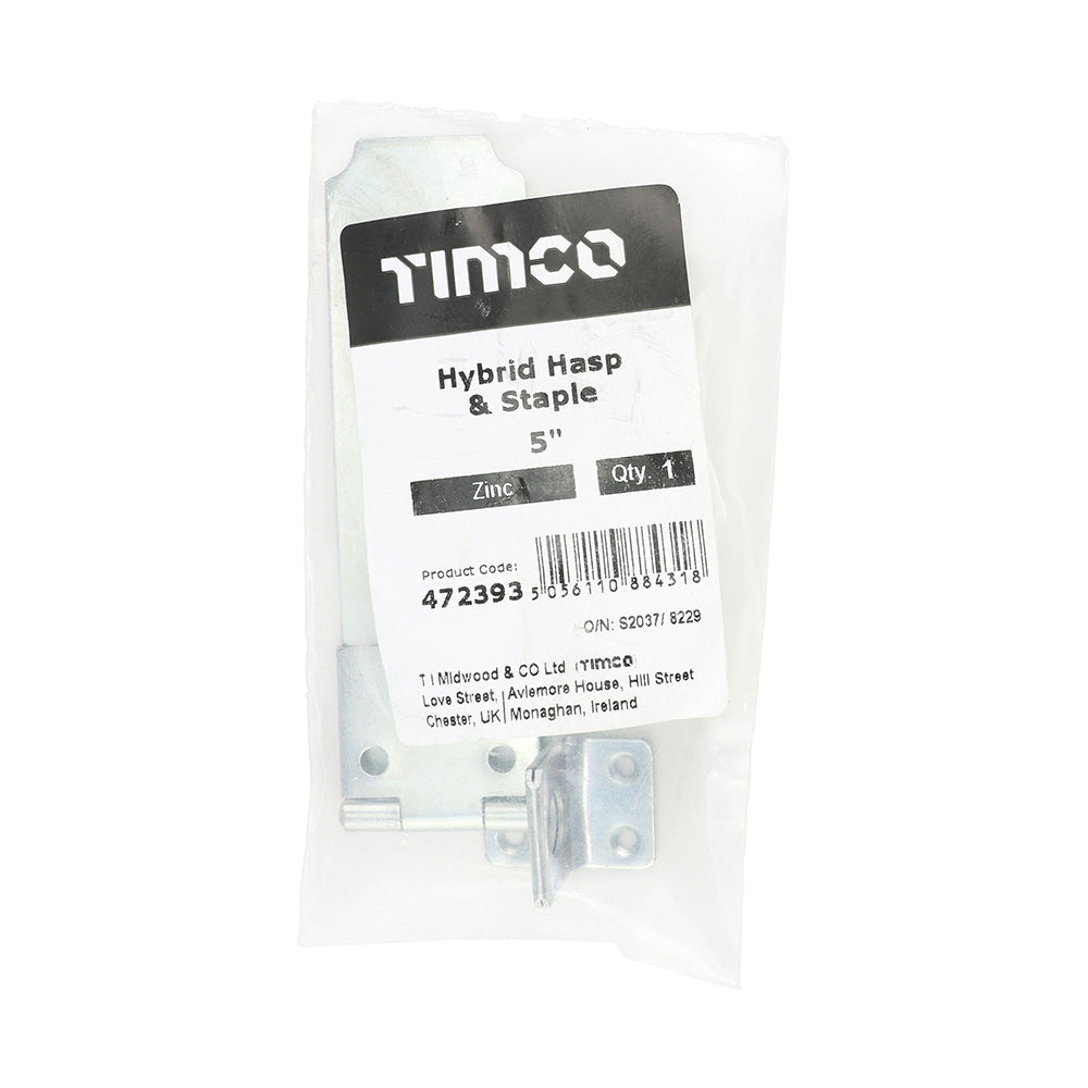 Hybrid Hasp & Staple - 5" | Bag