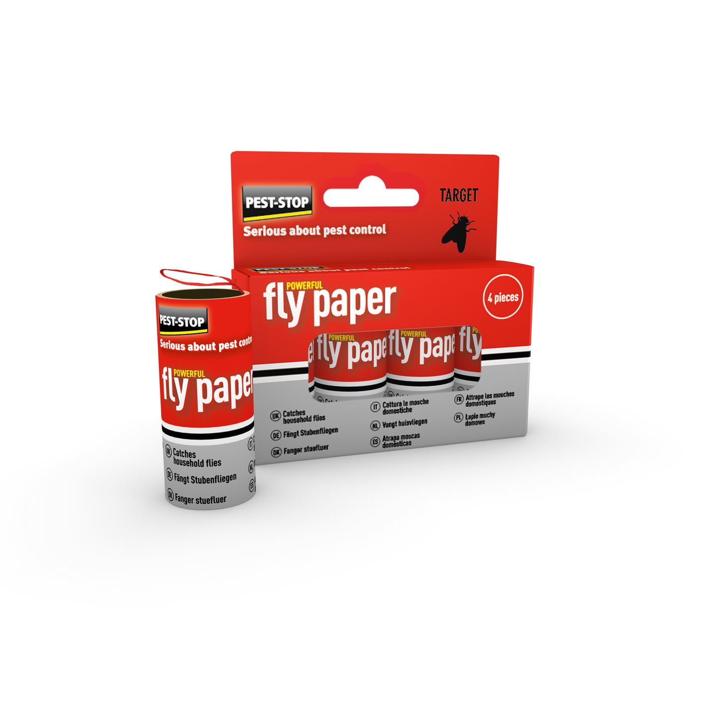 Pest-Stop Fly Papers (4 Pack)