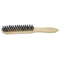 Wooden Handle Wire Brush SS - 4 Rows