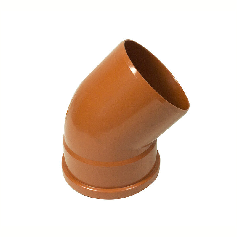 FloPlast 110mm Single Socket Bend 45*