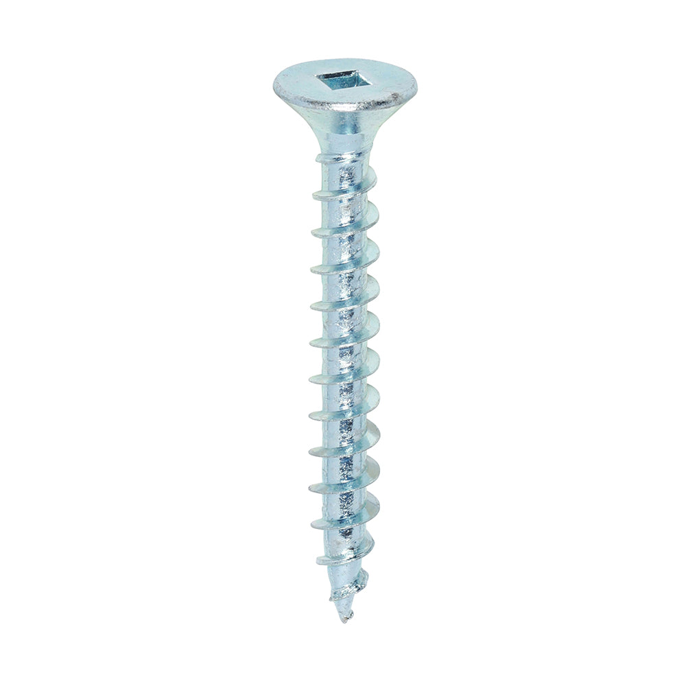 Solo Woodscrew SQ2 CSK Zinc - 5.0 x 40 | Box of 200