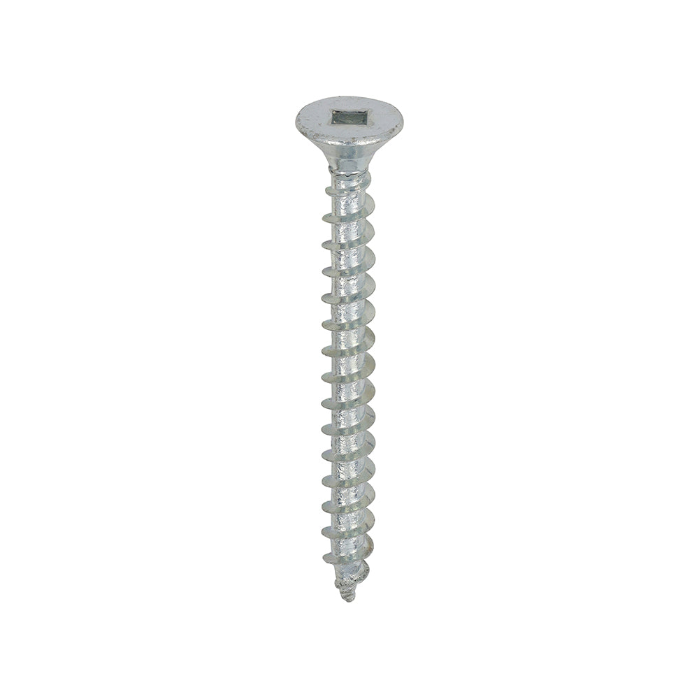 Solo Woodscrew SQ2 CSK Zinc - 5.0 x 50 | Box of 200