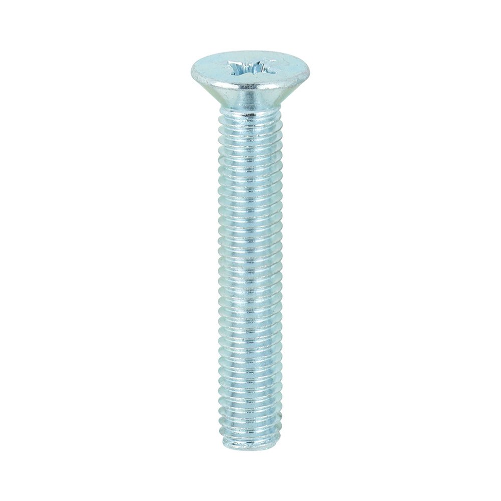 Machine Screw PZ2 CSK Zinc - M5 x 30 | Box of 100