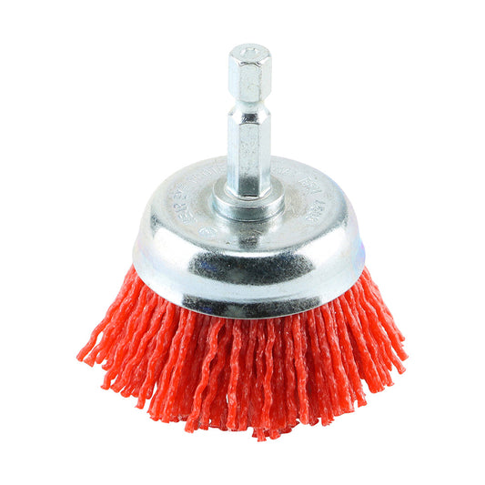 Timco Drill Cup Brush - Nylon - Diameter mm 50