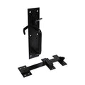 Heavy Suffolk Latch Black - 219 x 50mm | Plain Bag