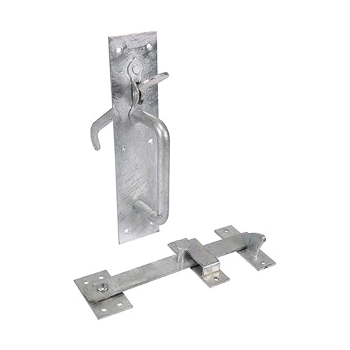 Heavy Suffolk Latch HDG - 219 x 50mm | Plain Bag
