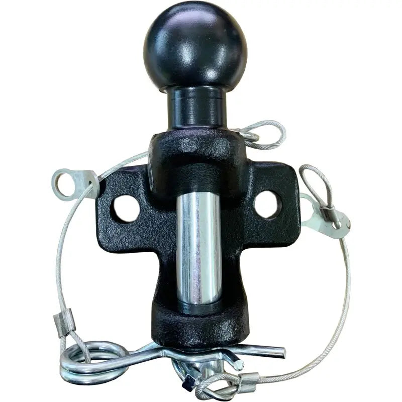 Tow Hitch Dual Extended Ball 3500kg Black