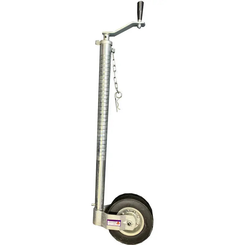 Gwaza Jockey Wheel Ribbed no Clamp 48mm N.W.L 500kg