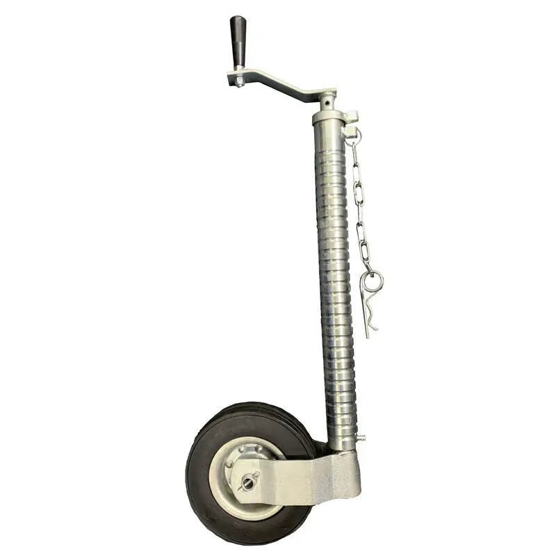 Gwaza Jockey Wheel Ribbed no Clamp 48mm N.W.L 500kg