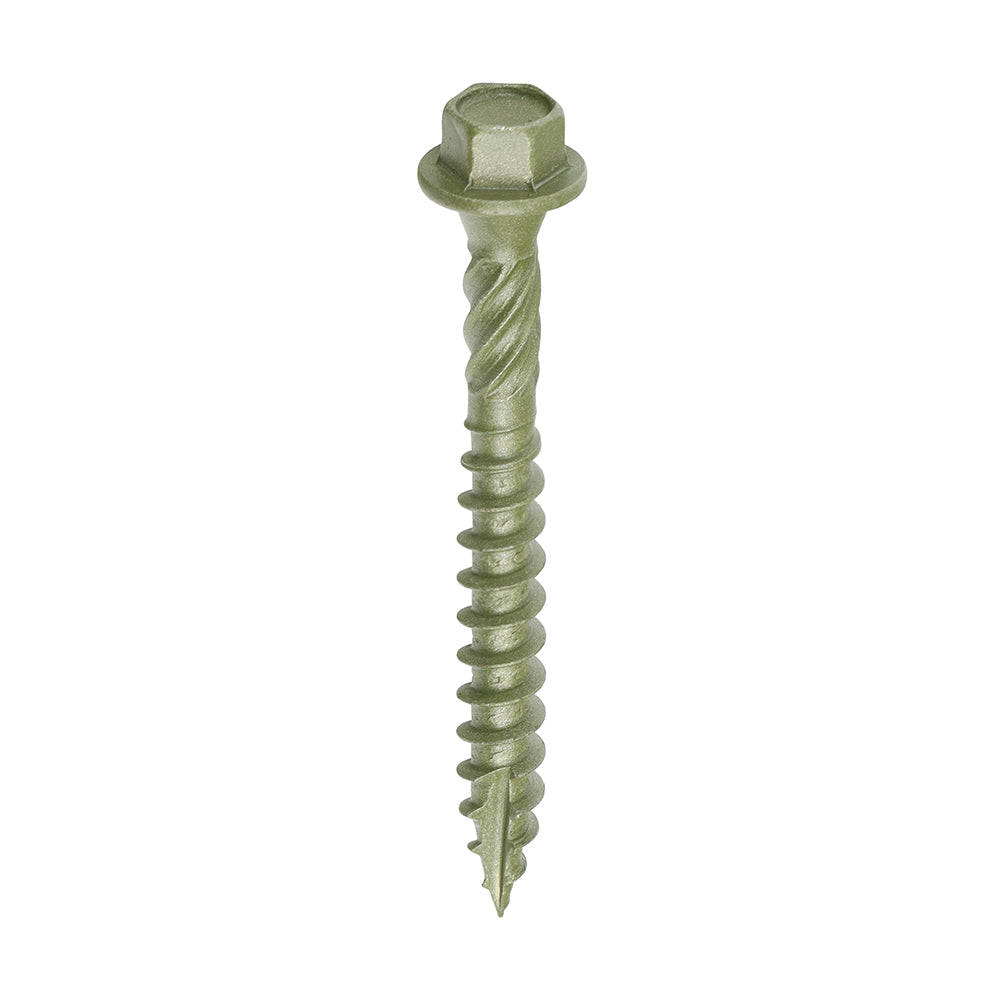 Timber Frame Screw HEX Green - 6.7 x 60 | Box of 50