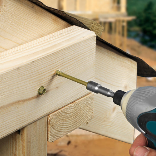 Timber Frame Screw HEX Green - 6.7 x 60 | Box of 50