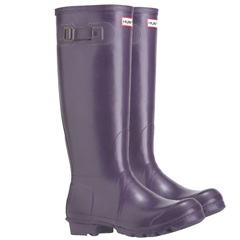 Hunter Original Tall Adult Wellington Boots - Aubergine