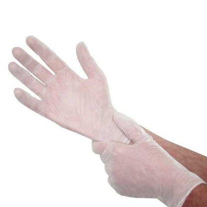 Everyday Clear Vinyl Gloves - Small - Box of 100