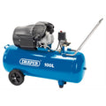 Draper 100L Direct Drive V-Twin Air Compressor, 2.2kW/3hp Draper Tools