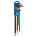 Draper Expert Metric Extra Long Hex. and Ball End Key Set, Colour Coded (9 Piece) Draper