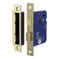 Bathroom Lock E. Brass - 78mm | Box