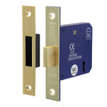 3 Lever Deadlock E. Brass - 78 case / 58 backset | Box