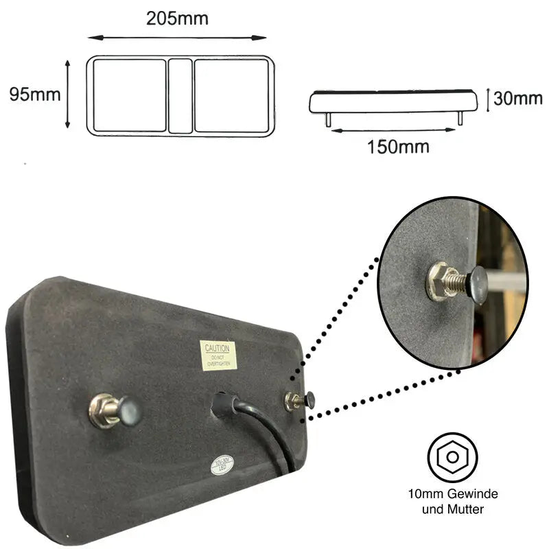 Lamp Tail 3 in 1 LED Neon 10-30V