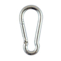 Carbine Hook Zinc - 6mm | Plain Bag of 10