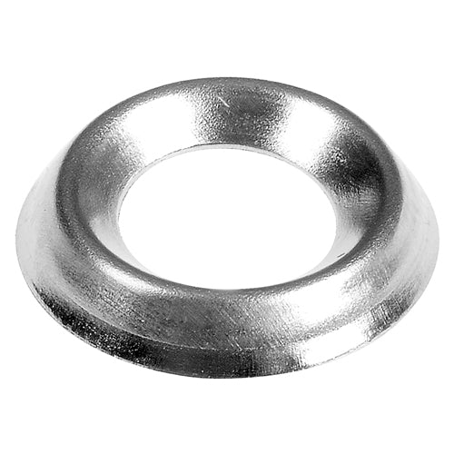 Surface Screw Cups - Nickel - To fit 6 Gauge Screws | TIMpac of 60