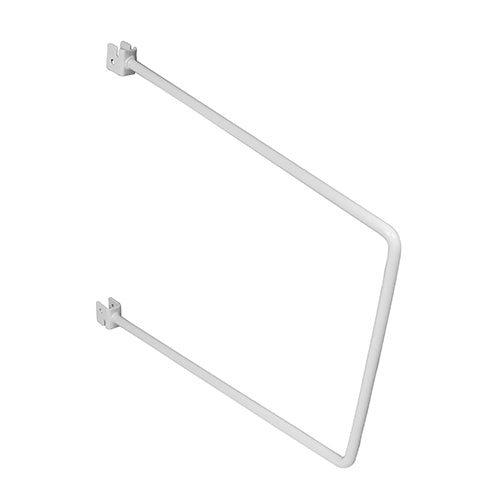Twin Slot Flex Bookend White - 200mm | Bag