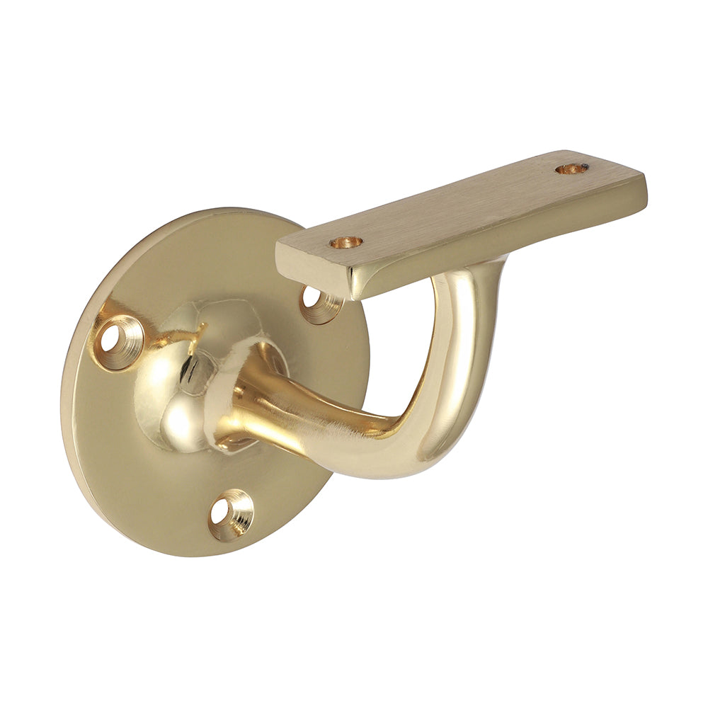 Handrail Bracket Elec Brass - 64mm | TIMpac