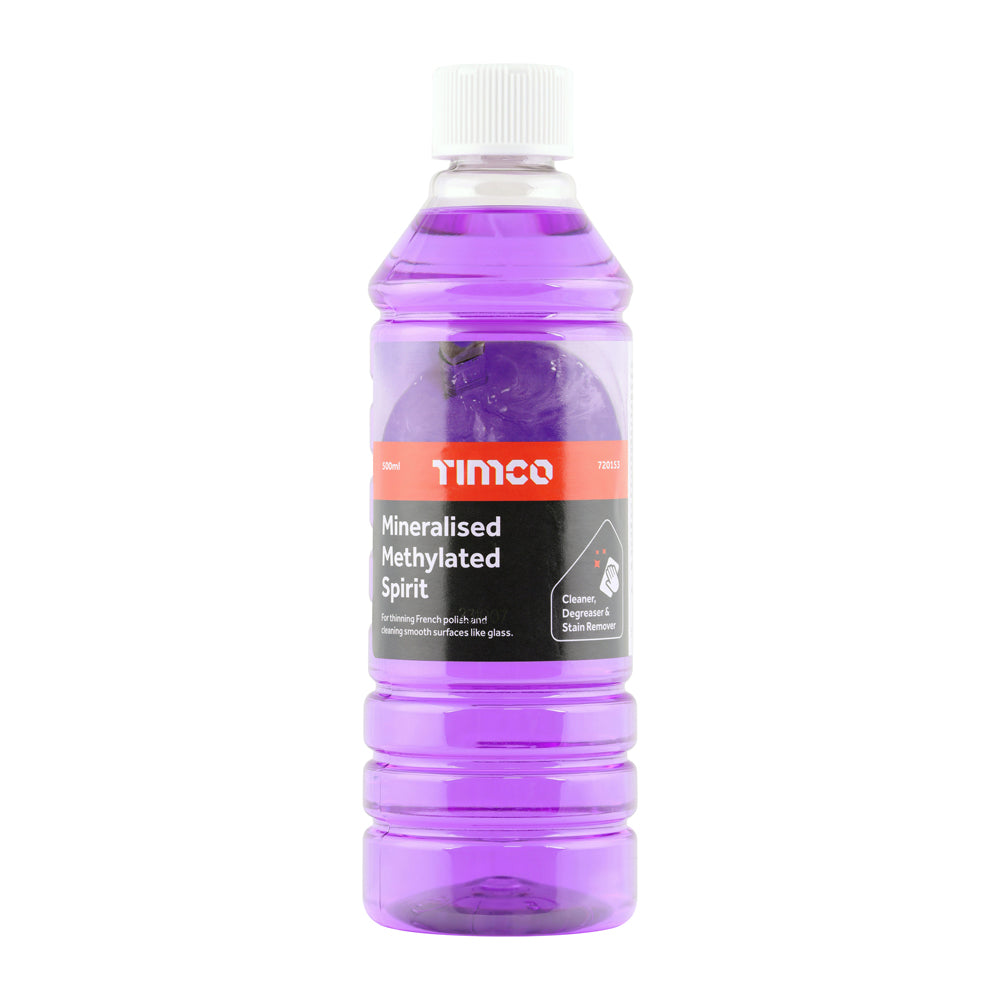 Timco Mineralised Methylated Spirit - 500ml | Bottle